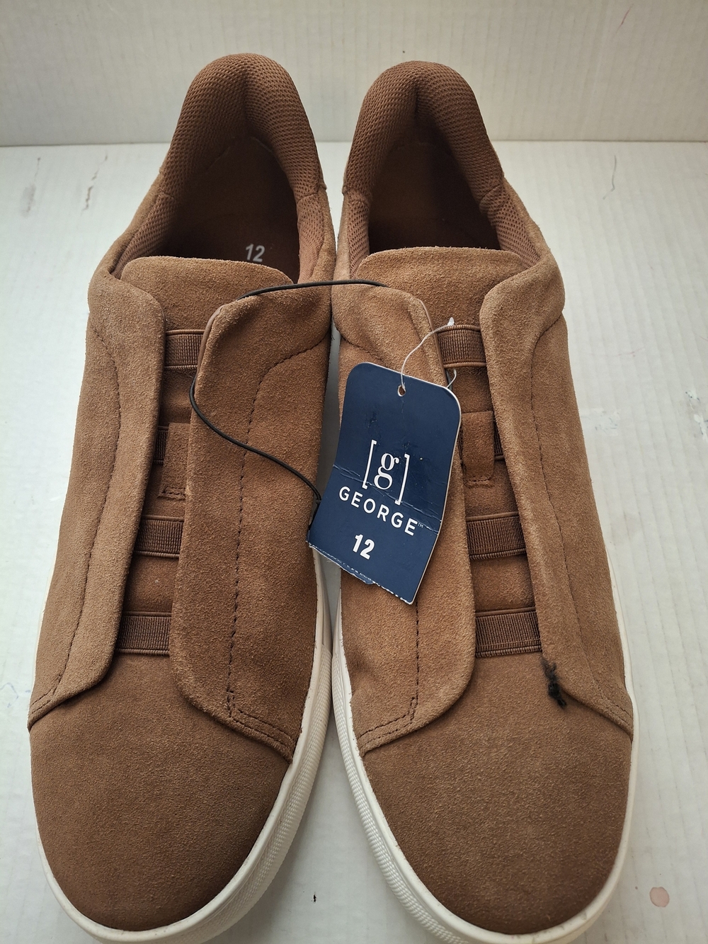 George Men's Casual Suede Sneakers in Brown